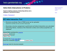 Tablet Screenshot of helix.gersteinlab.org